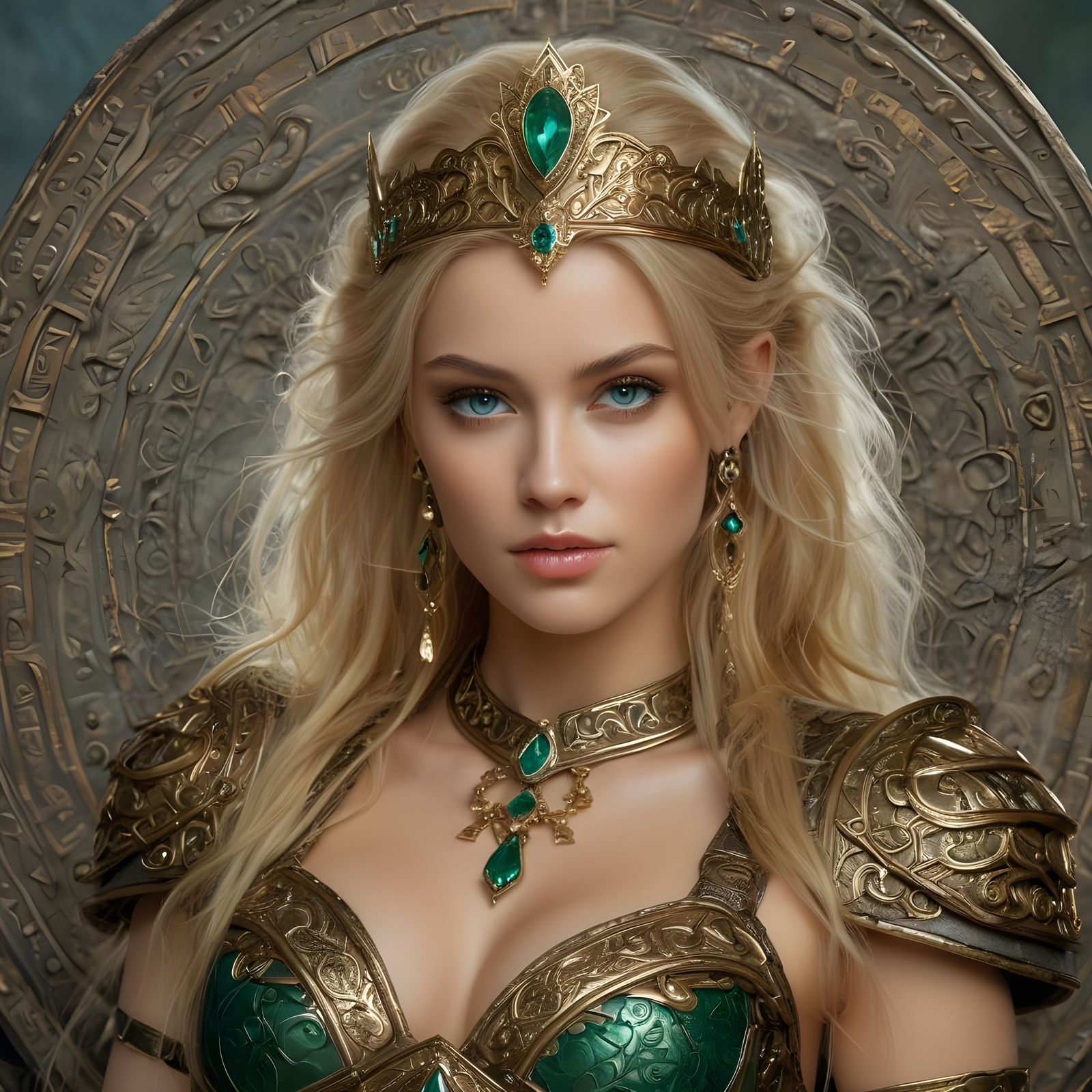 Regal Valkyrie in Nordic Splendor