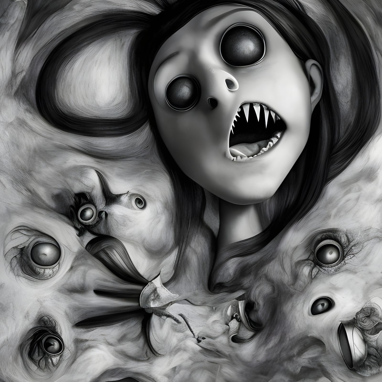 Magical Biological Dreamscape in Surreal Photorealistic Styl...