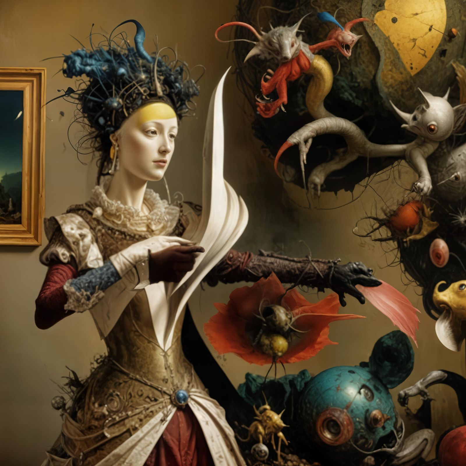 In this world -(the synthetic reality created by your Start Image and Prompt and a Genius AI) - Magic IS real and you co...