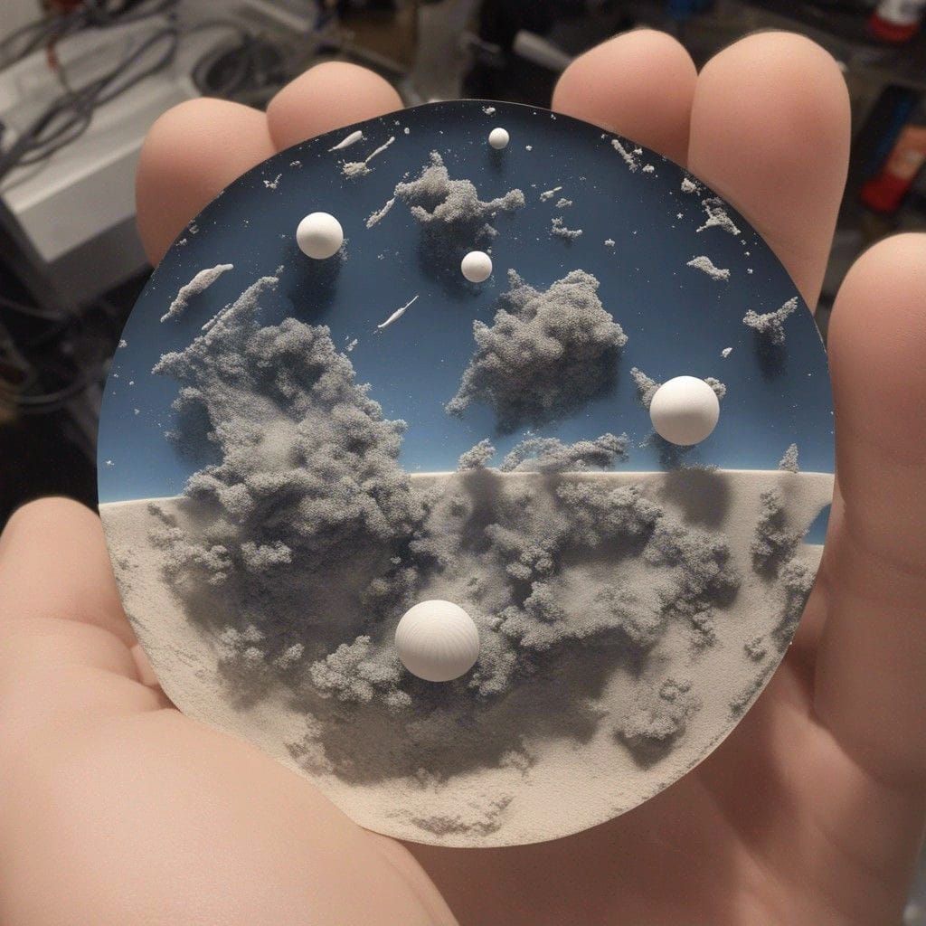 Detailed Microbe Composition Under Microscope