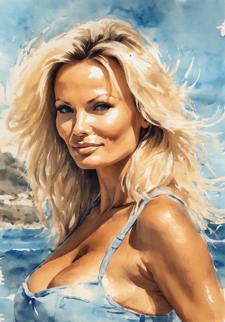 Portrait of a Blonde Woman