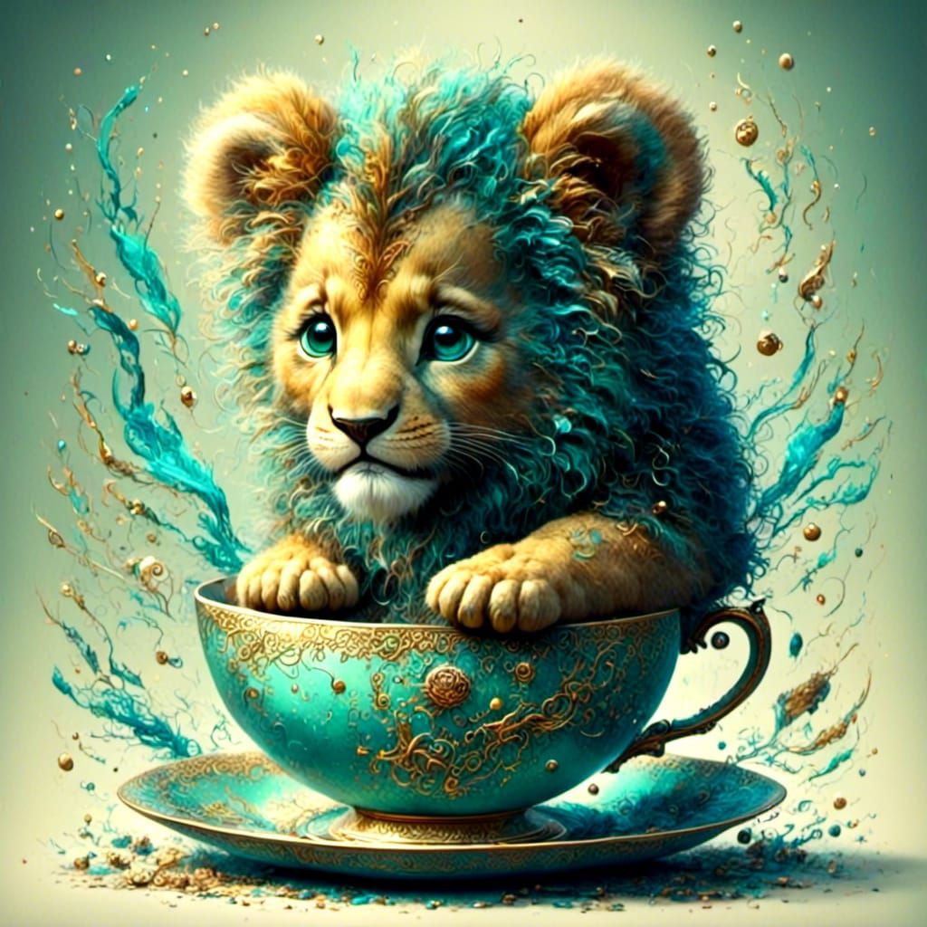 Lion In A Teacup