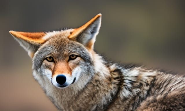Coyote Portrait in Natural Light