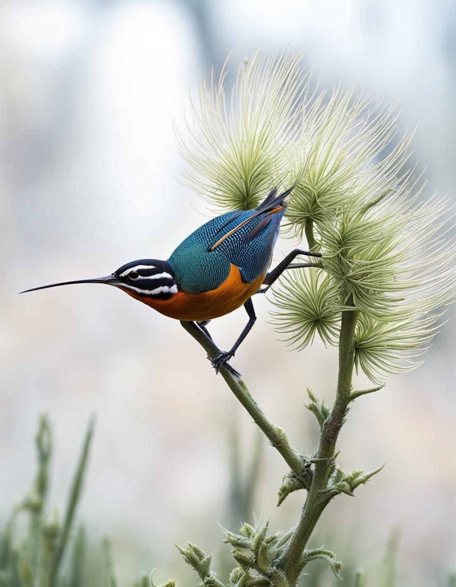 Dreamlike Fractal Landscape in Ultrarealistic Digital Art