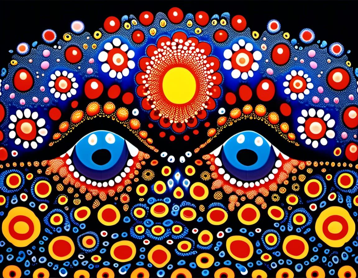 Fractal Faces with Filigree in Hyperrealistic Style