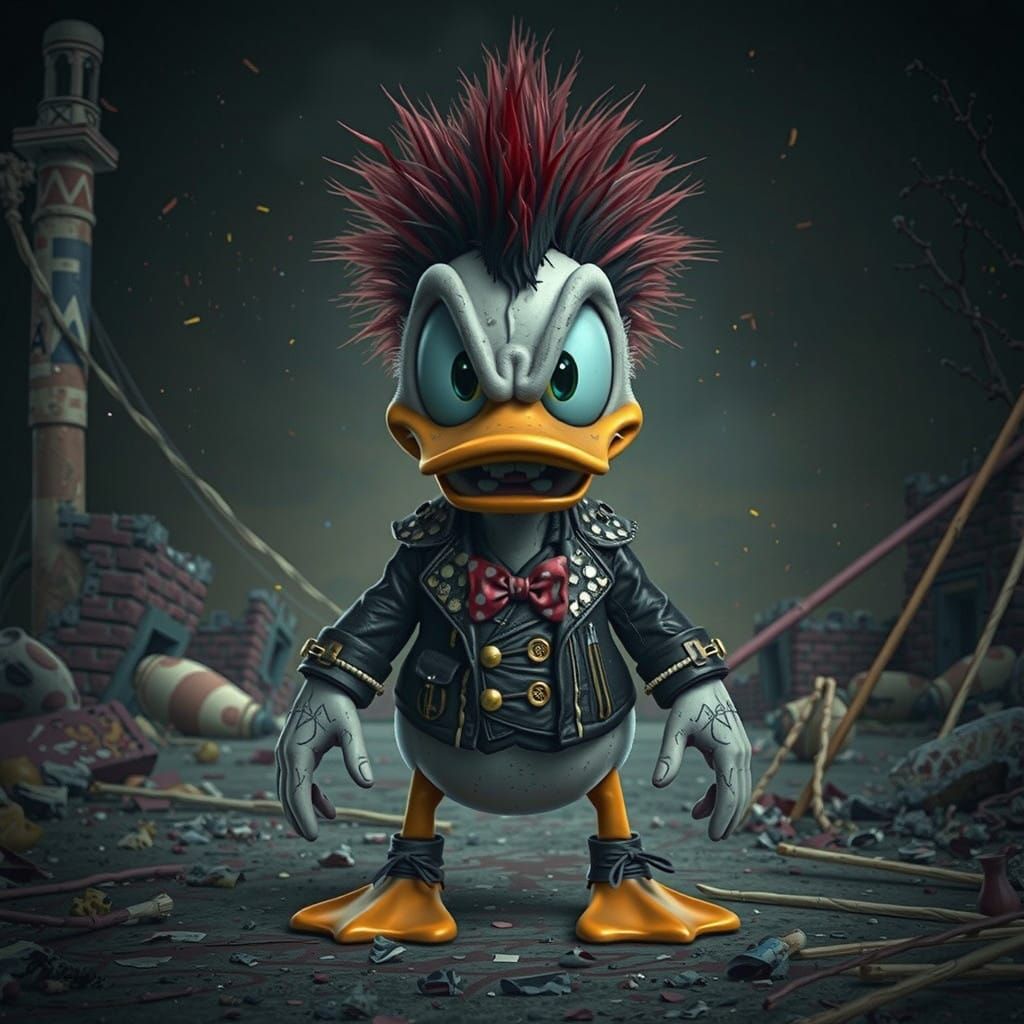 Hyper-Realistic Zombies in Post-Apocalyptic Disney World