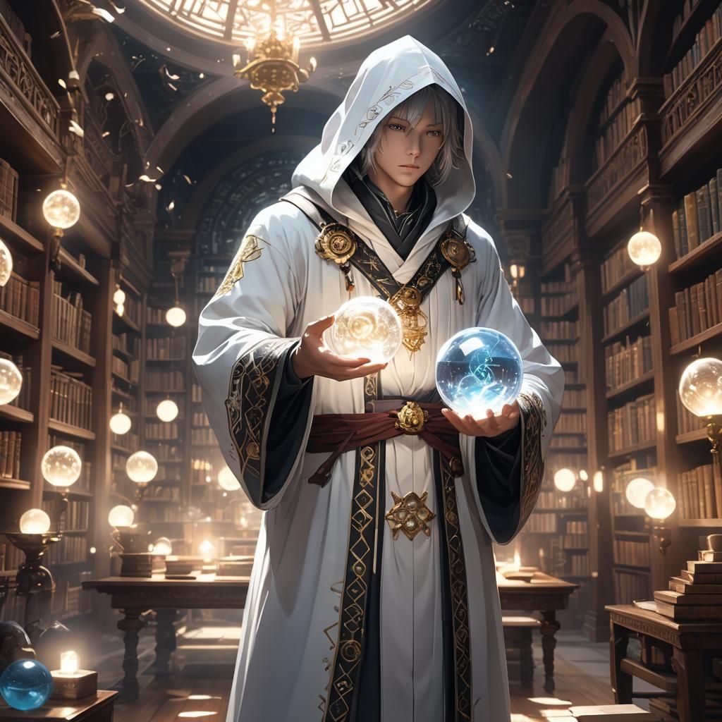 summoner with a sphere