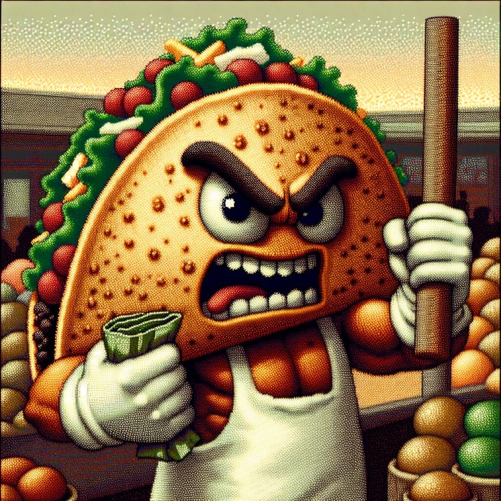 A Mean Nickel Taco At The Farmers Market II