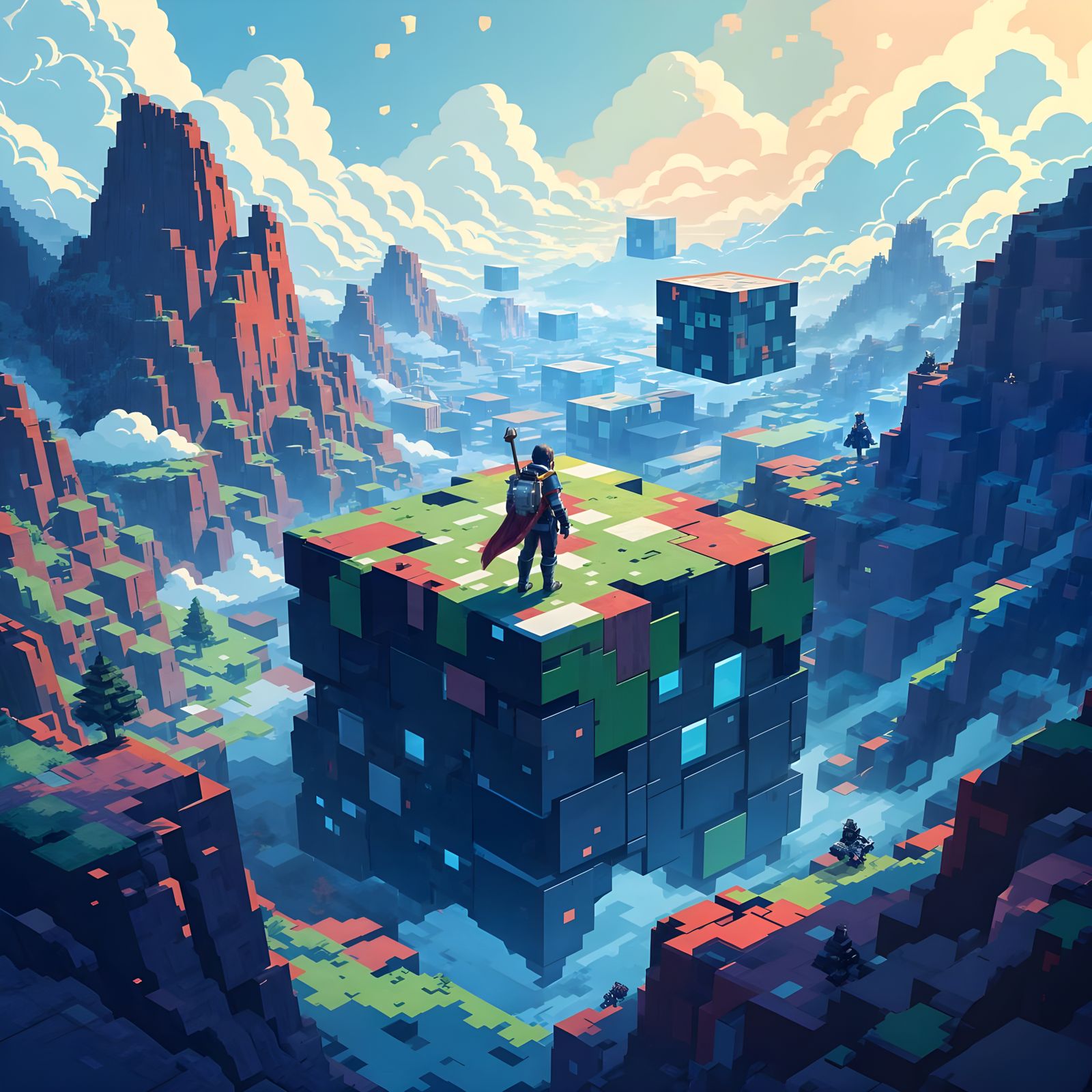 Minecraft Adventure: Trapped in a Cube World