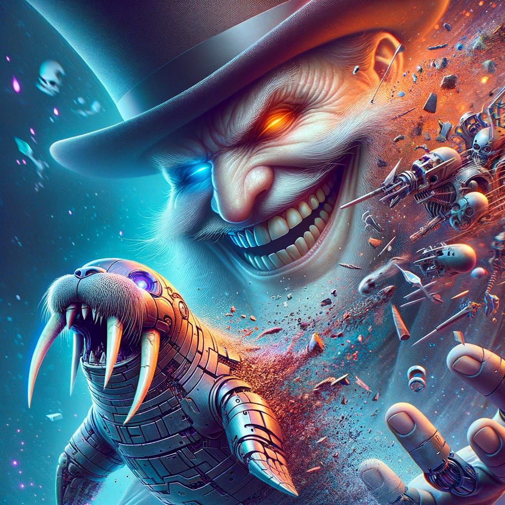 Villain Snaps Fingers, Mechanical Walrus Disintegrates