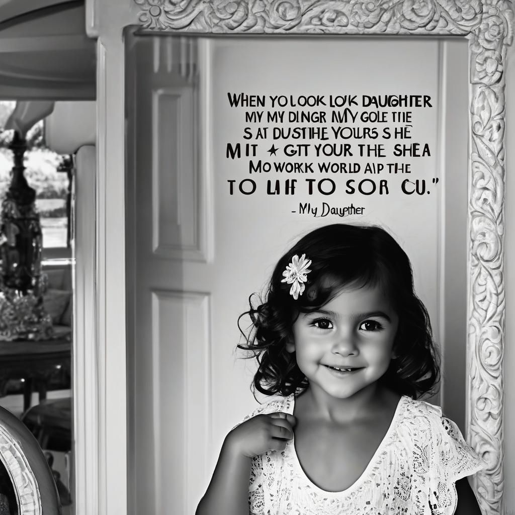 Radiant Daughter: Airbrush Art Portrait in 16k Resolution