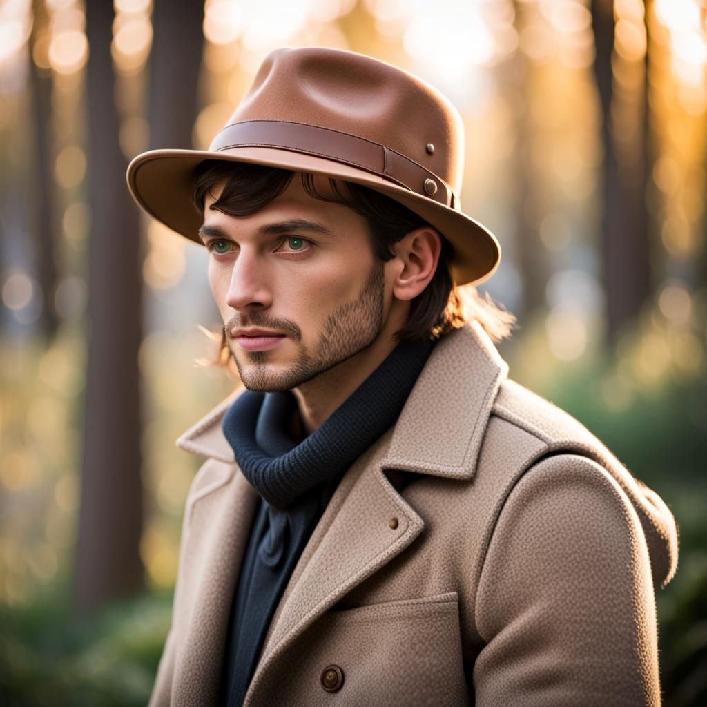 Alpino Hat in Professional Photography Style