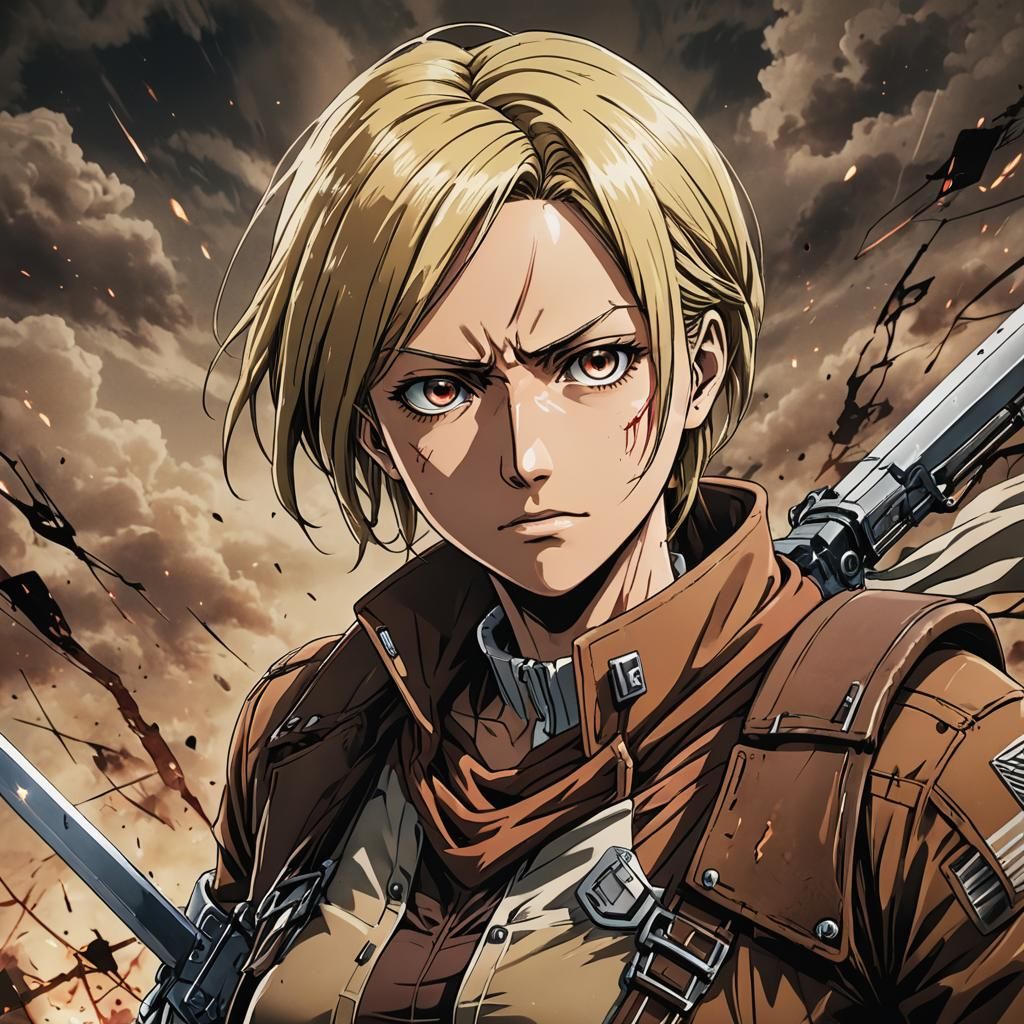 Annie Leonhardt Manga Scan, Cel-Shaded Anime Art