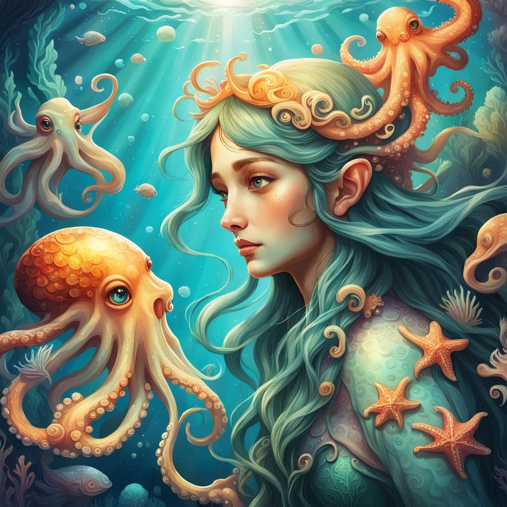 Elves and Mermaids Undersea Colony
