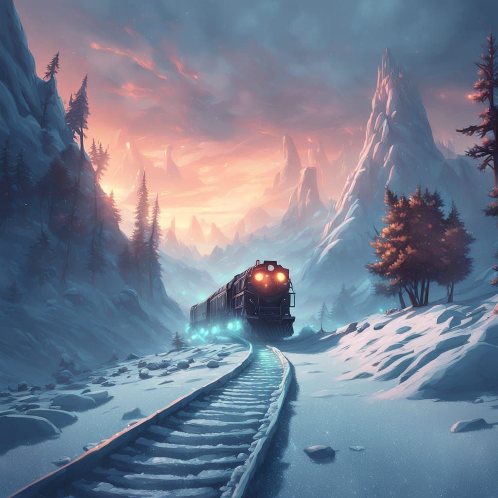 Frostpunk Freight Train Unveils Fantastical Wilderness
