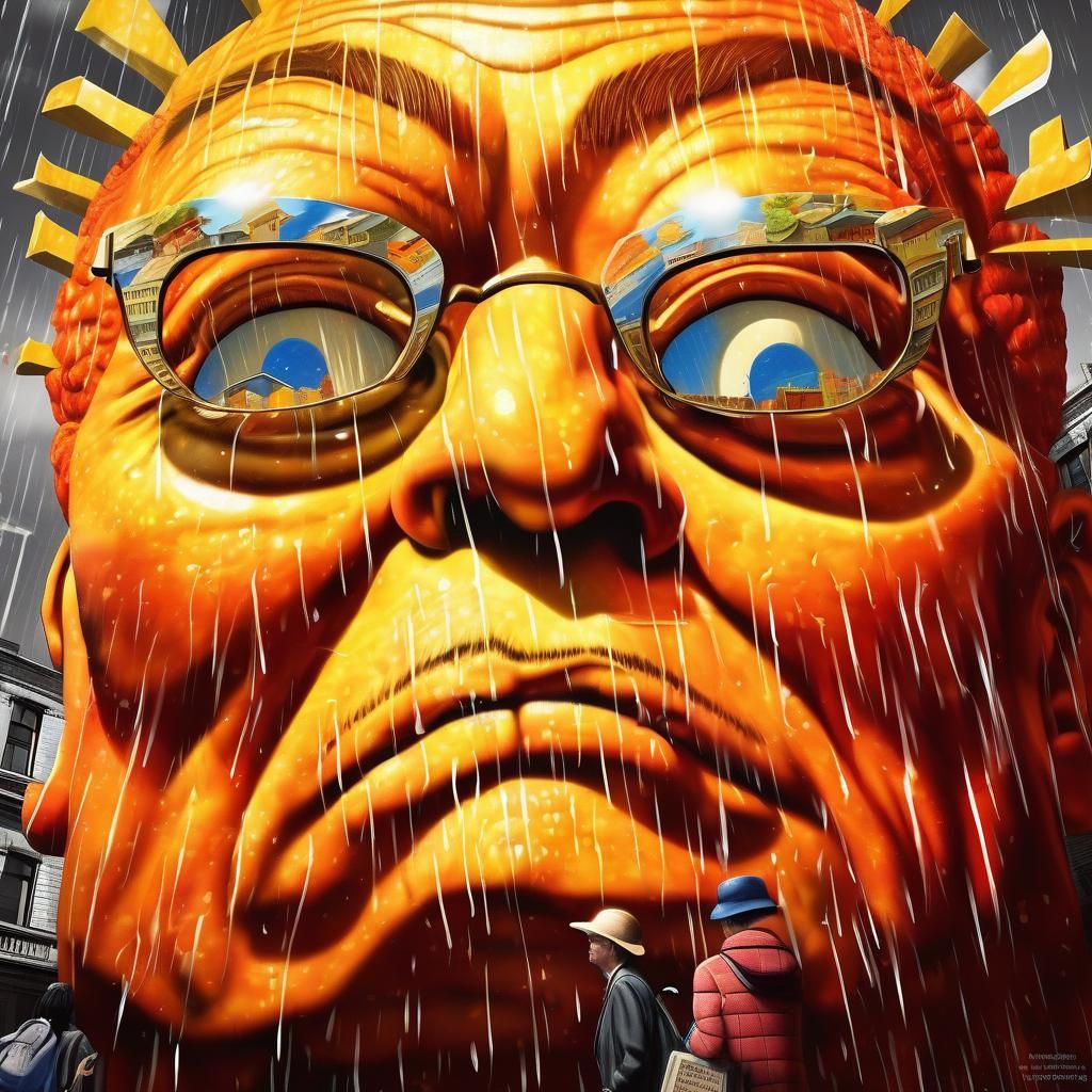 Surreal Alternate Universe with Tinfoil Hats in 3D