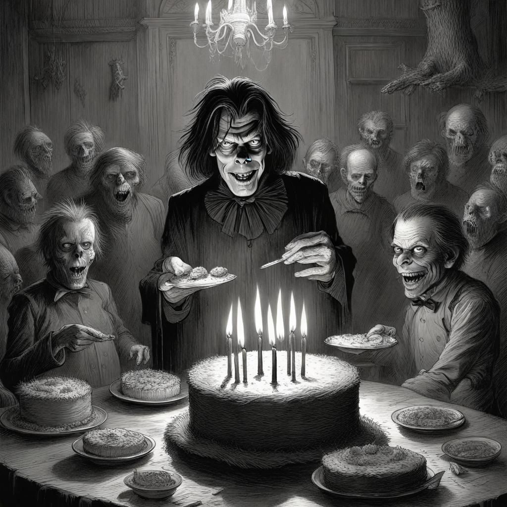 Horror Birthday Inspired by Gustave Doré