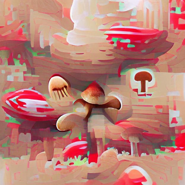 AI Generated Mushroom Image