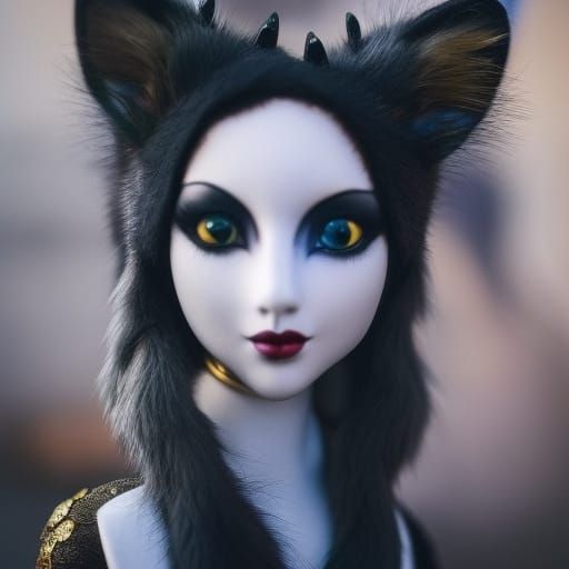 Steampunk Fox Portrait: Fluffy and Stunning