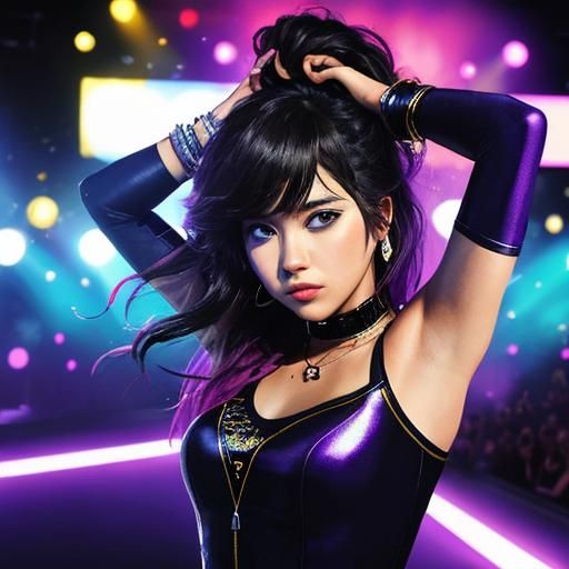 Vibrant Dance Floor Scene at Night