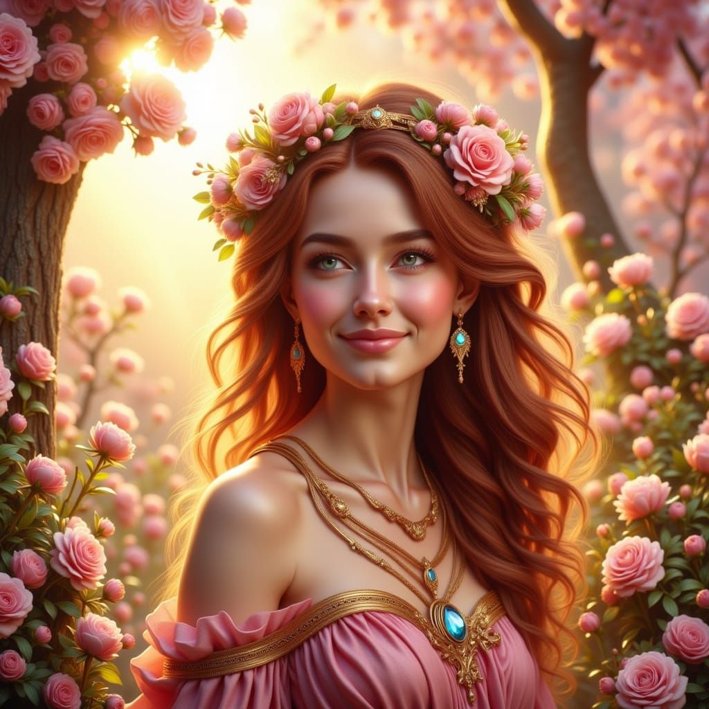 Hebe, Goddess of Youth, Radiates Eternal Vitality