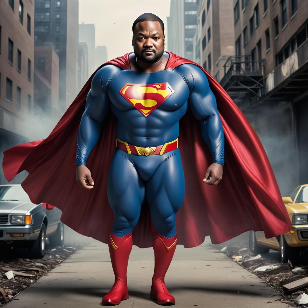 Ghostface Killah as Superman Digital Illustration