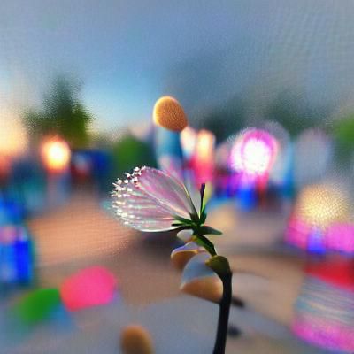 Photorealistic Flower Spreading Love and Joy