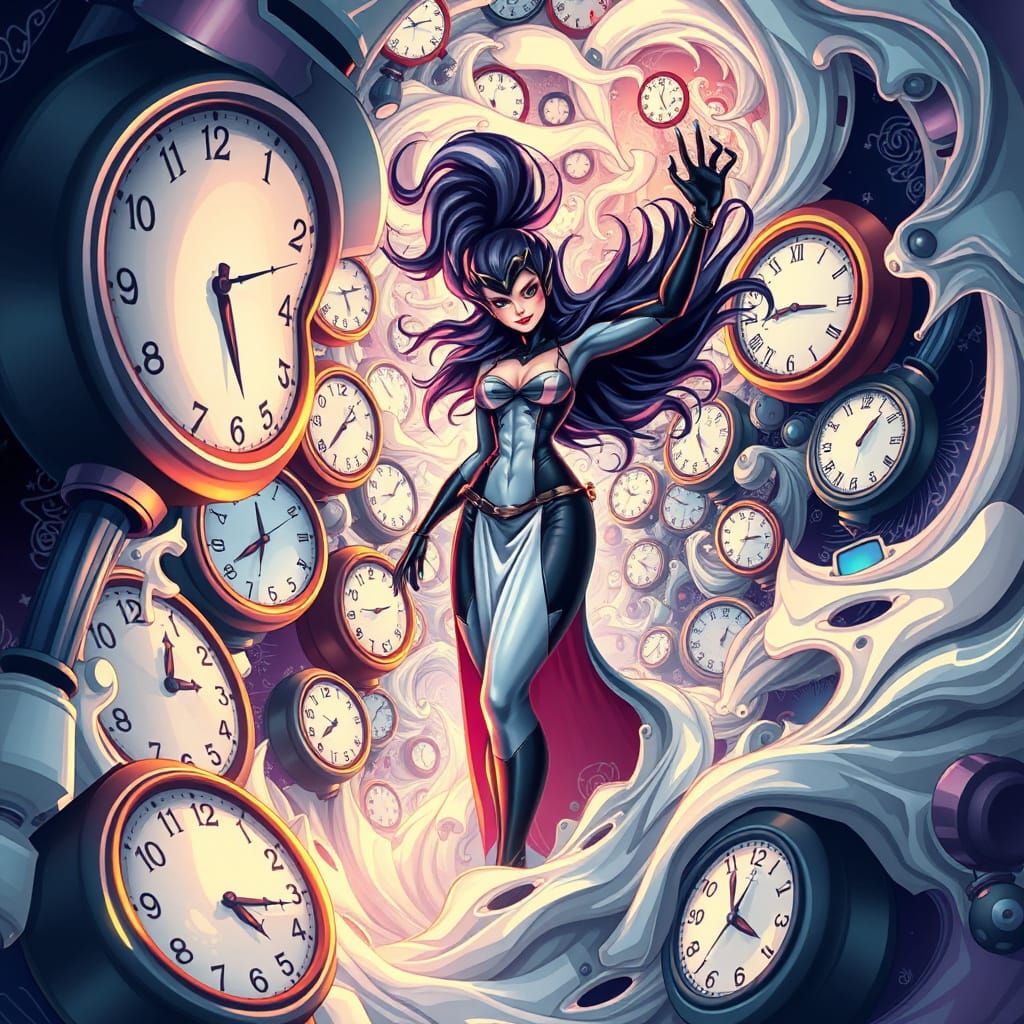 The Time Bender: Abstract Fractal Time Manipulation