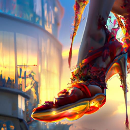 High Heels Made of People: Conceptual Art