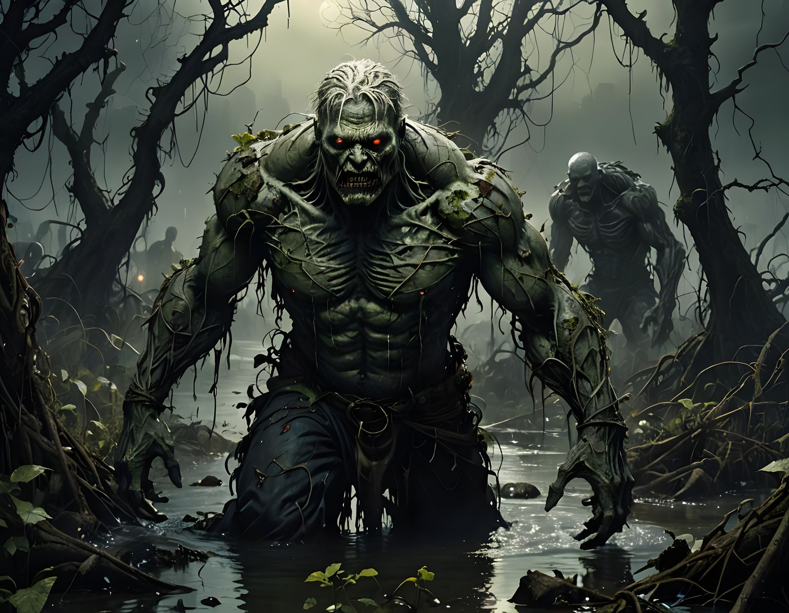 Solomon Grundy Zombie Supervillain Digital Art