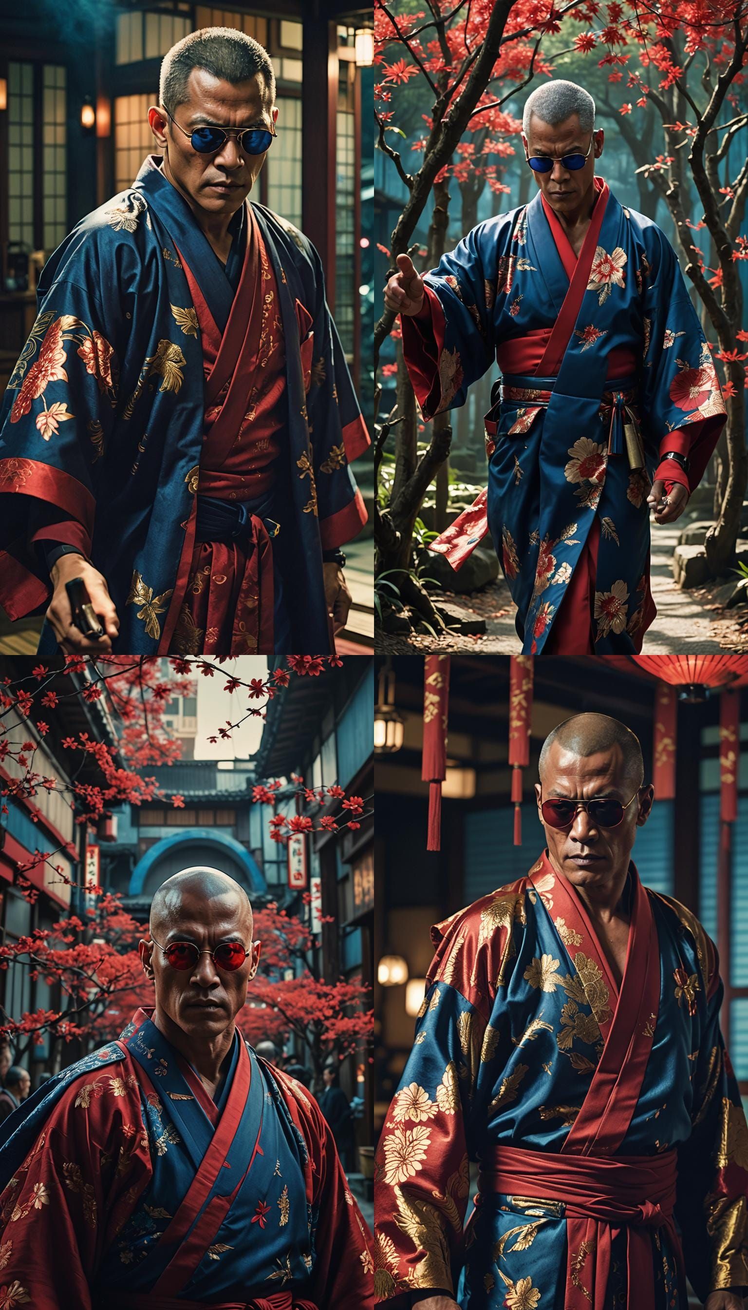 Morpheus Offers Neo the Pills: Cinematic Film Still