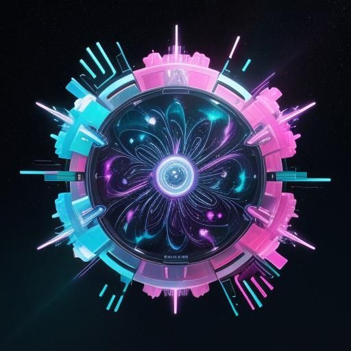 Futuristic Toy Space Hedgehog in Surreal Illustration