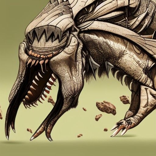 Speculative Biology: Imagined Creature in its Habitat