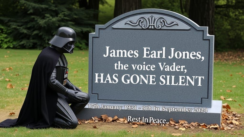 Darth Vader Mourns James Earl Jones: A Memorial