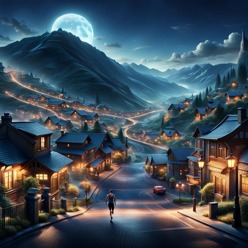 Universal Fitness: A Detailed Matte Painting