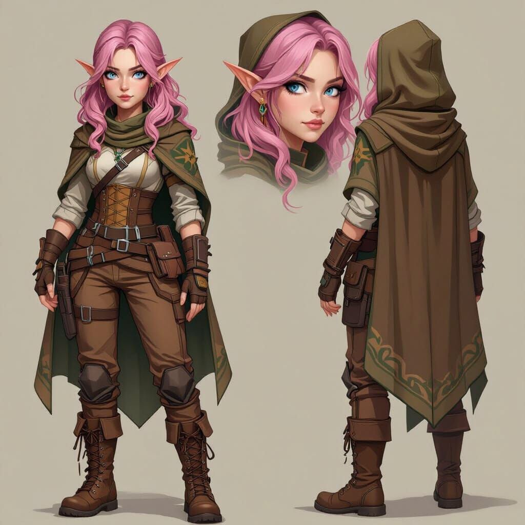 High Elf Rogue in Stylized Realism