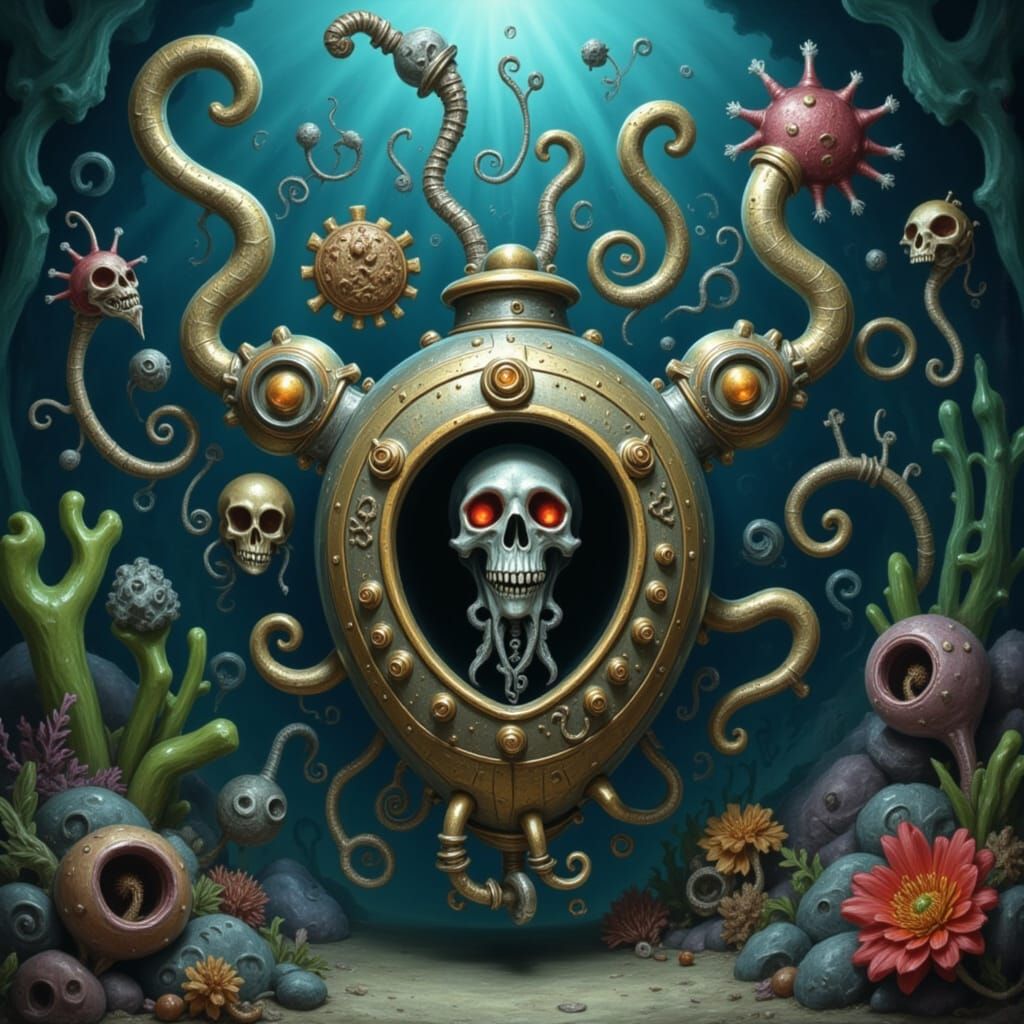 Moonlit Voyage into Davy Jones Locker