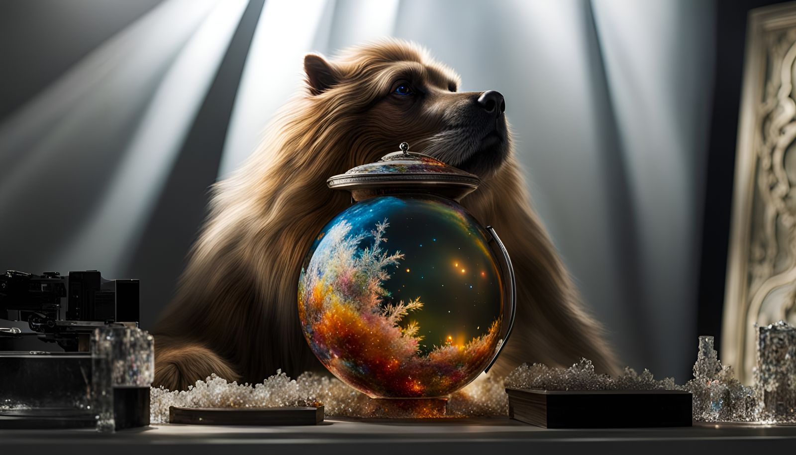 “Little did Earthlings know, crystal balls transmit signals for Melmac sitcoms.” … ALF-2023-11-22-04