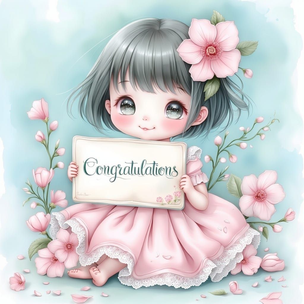 <lora:Cozy Pastel:1.0> Create a beautiful cute chibi girl ho...