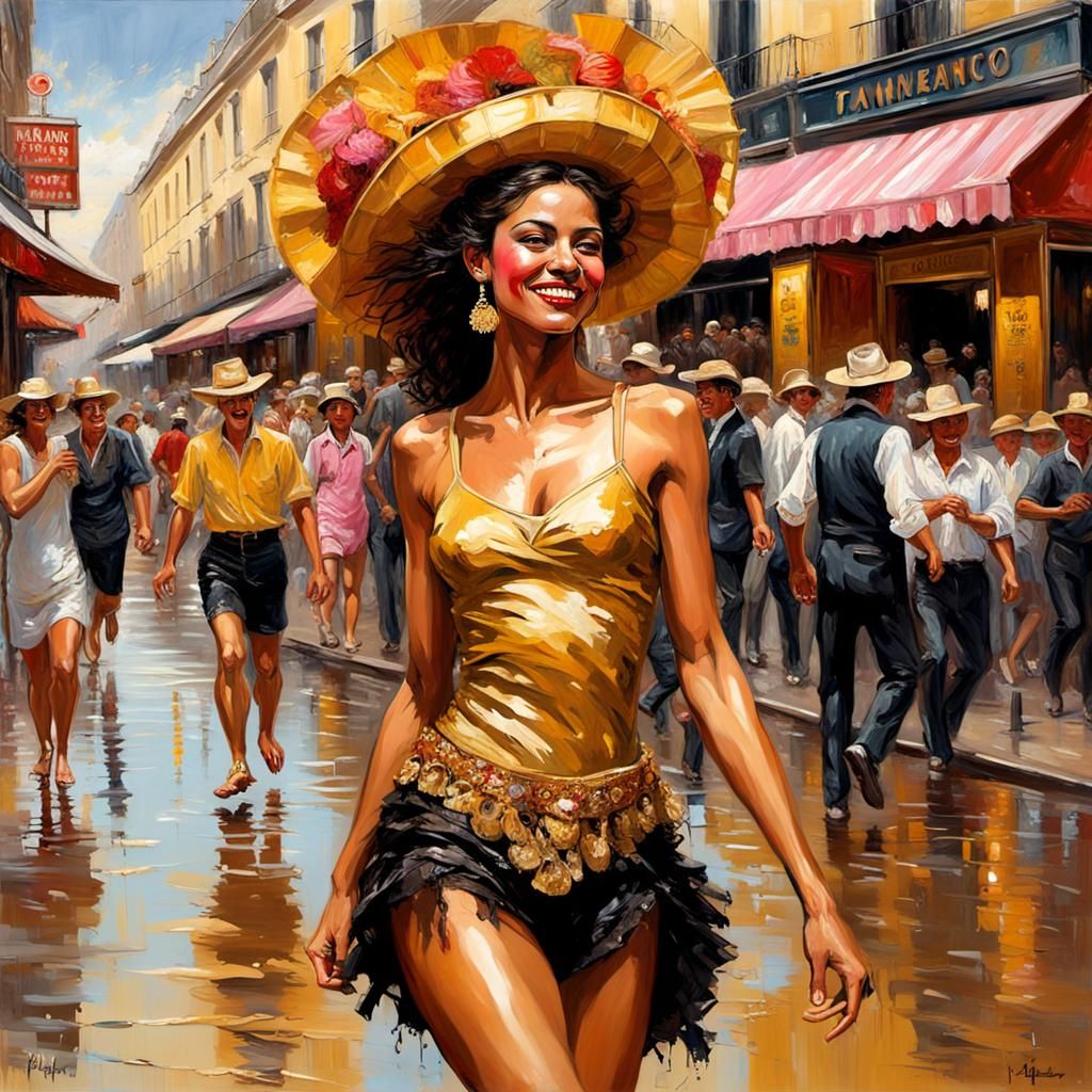 Femme heureuse !.....