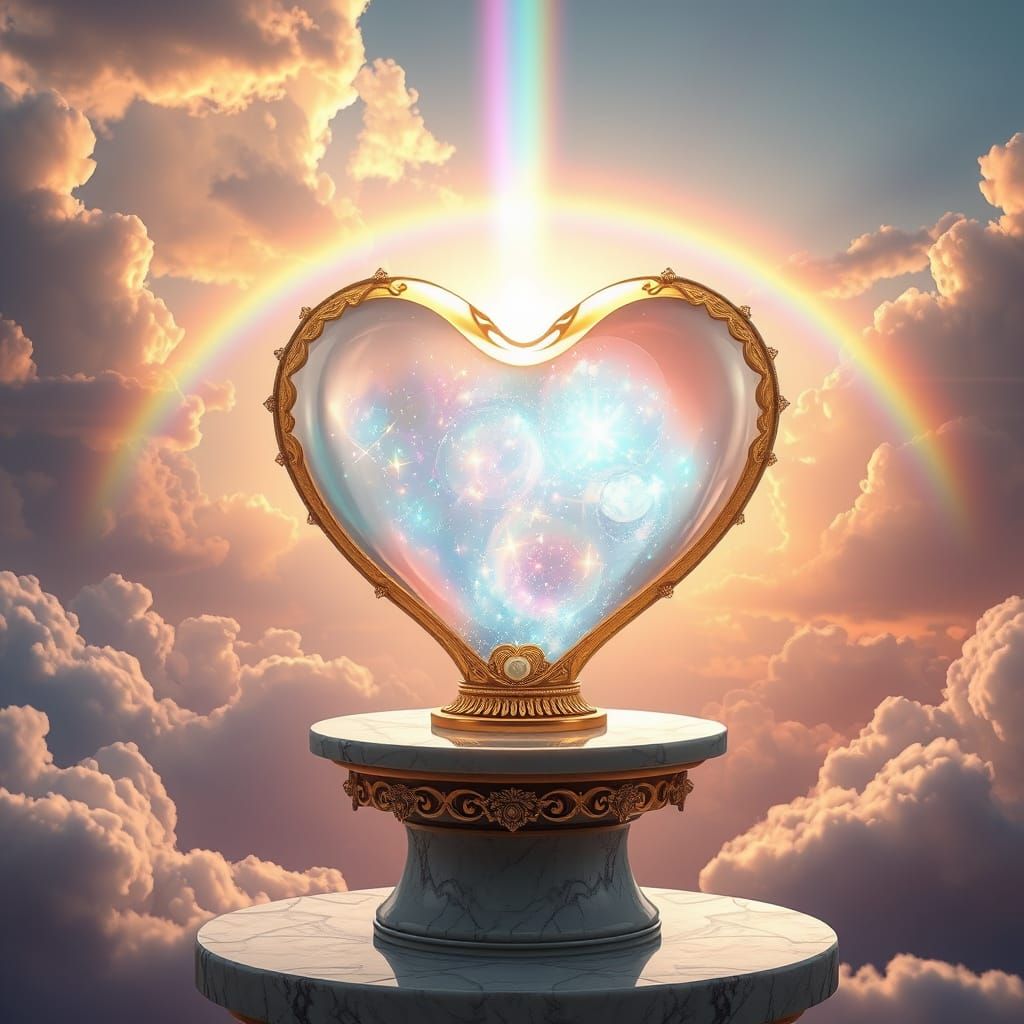 Radiant Heart in Heavenly Abode