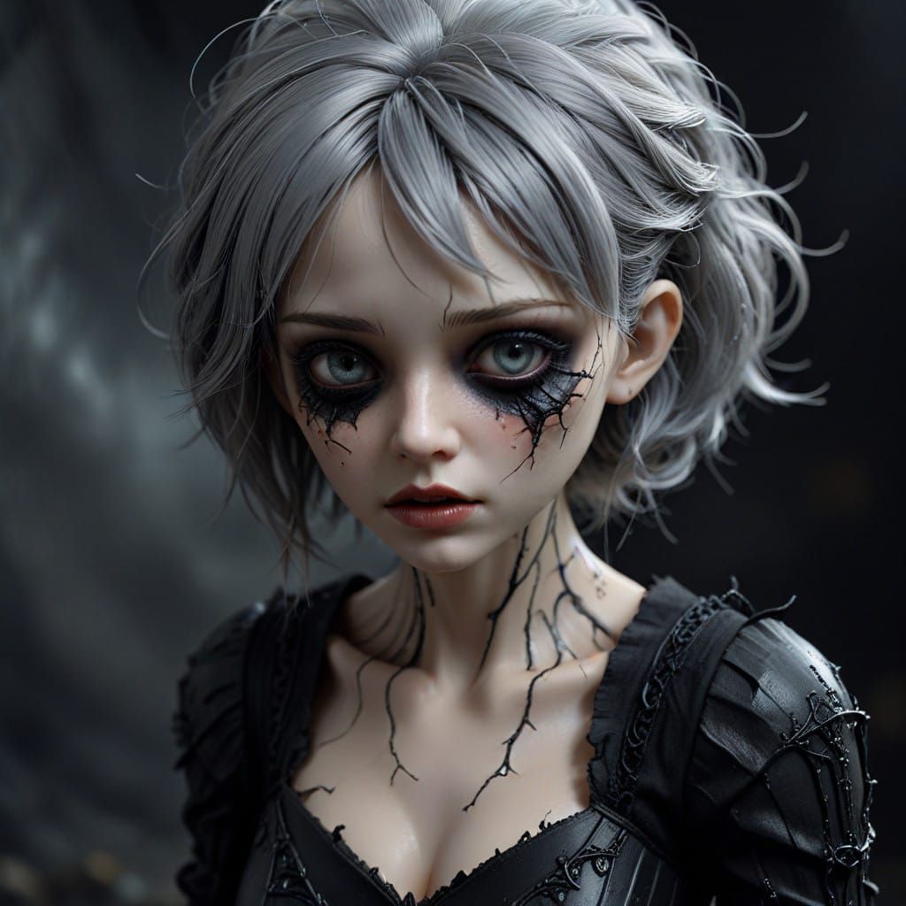 Ethereal Ball-Jointed Doll in Shattered Grandeur