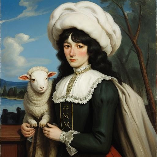 Sheep's Transformation: An Expressionist Study