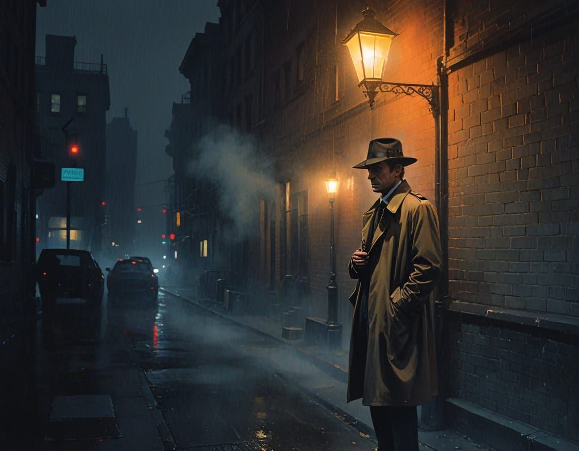 Noir City Shadows in Cinematic Realism