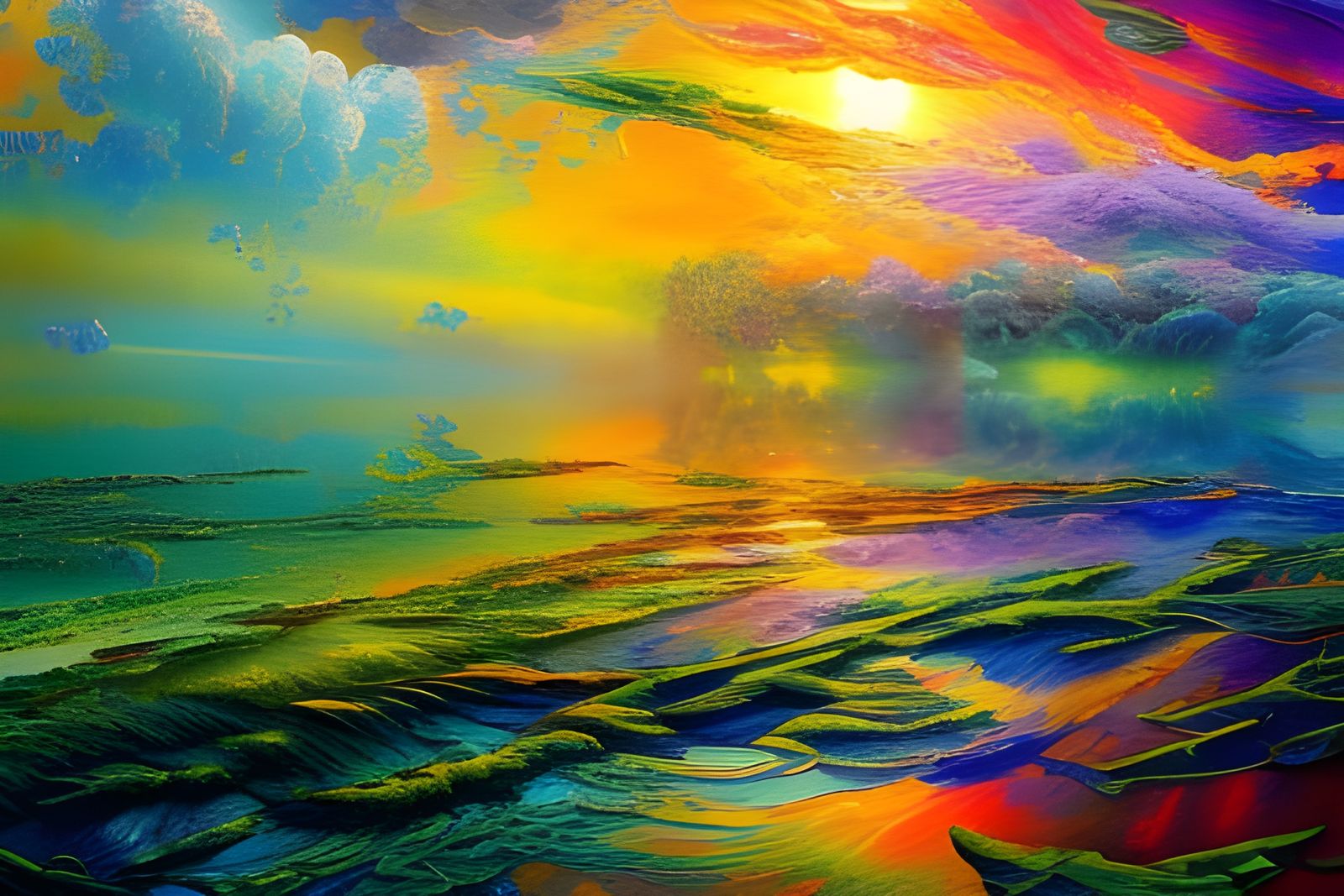 Ink Clouds Under Water