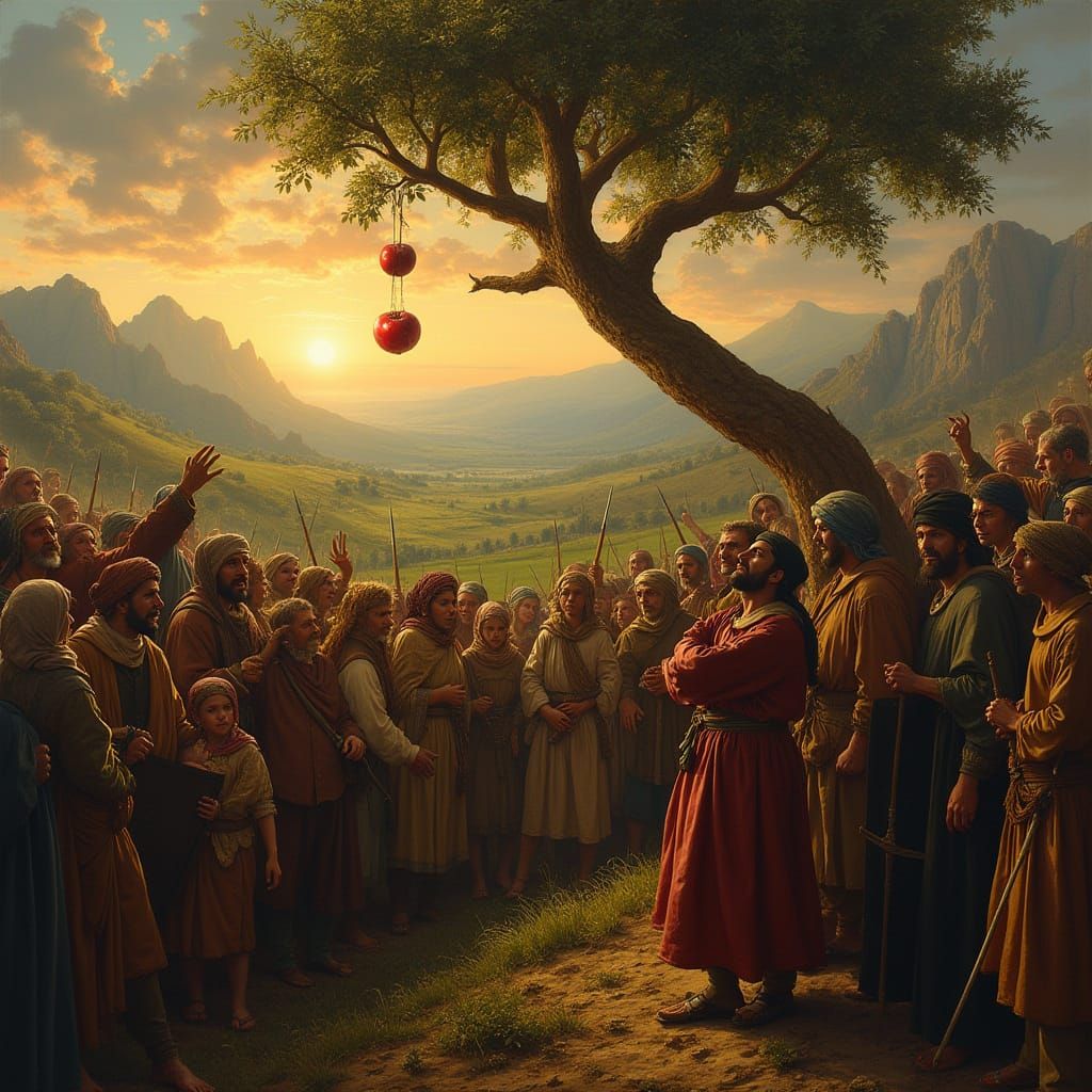 Middle Eastern Scene in Renaissance Style