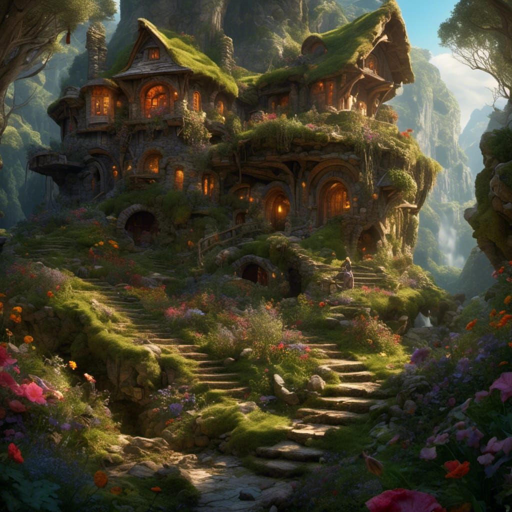 A Tolkien landscape • Part 1 (evolving with patches)