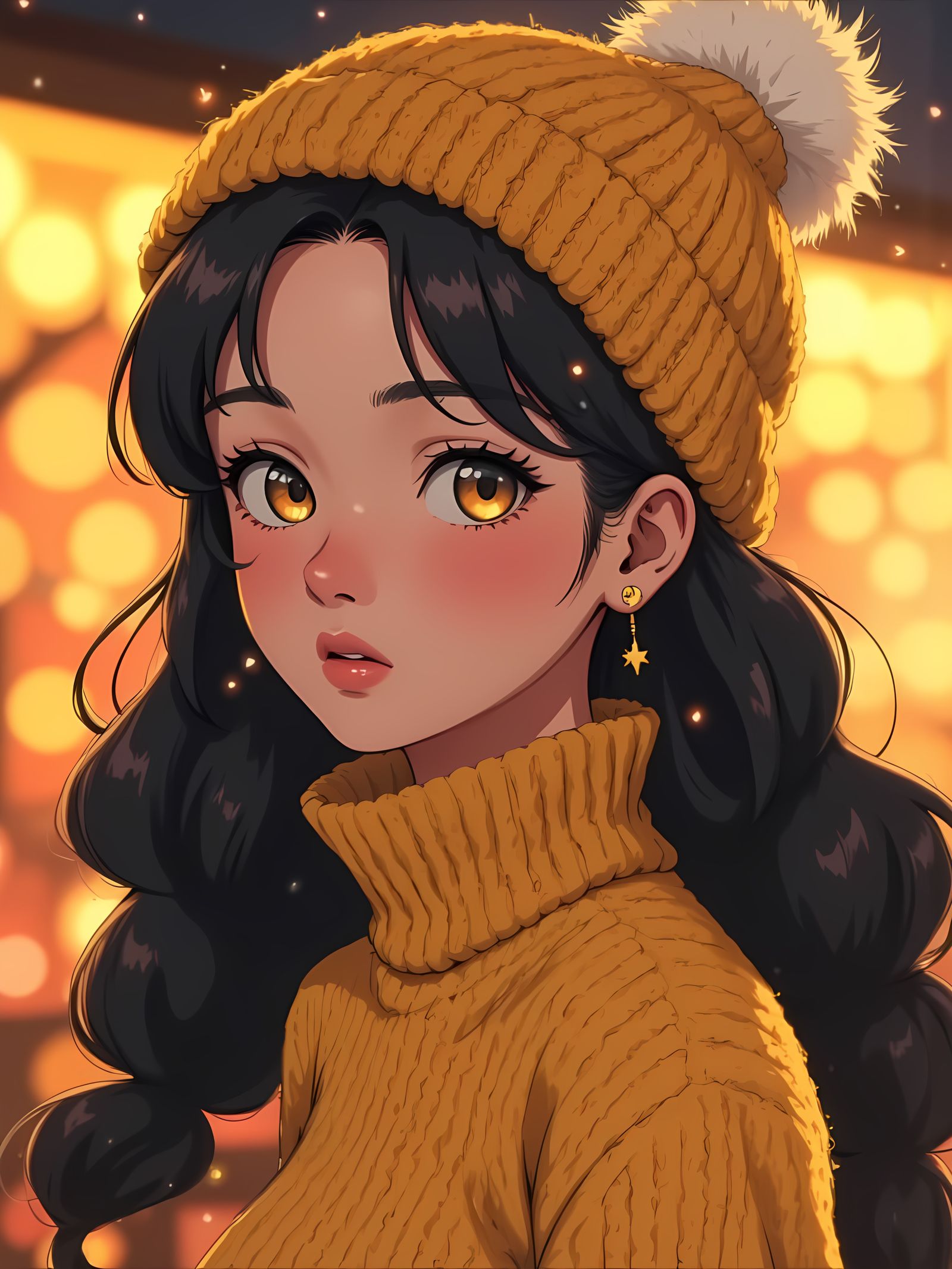 Warm Lights, Expressive Eyes