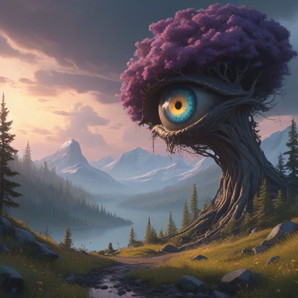 Celestial Eye Discovers Enchanted Realm