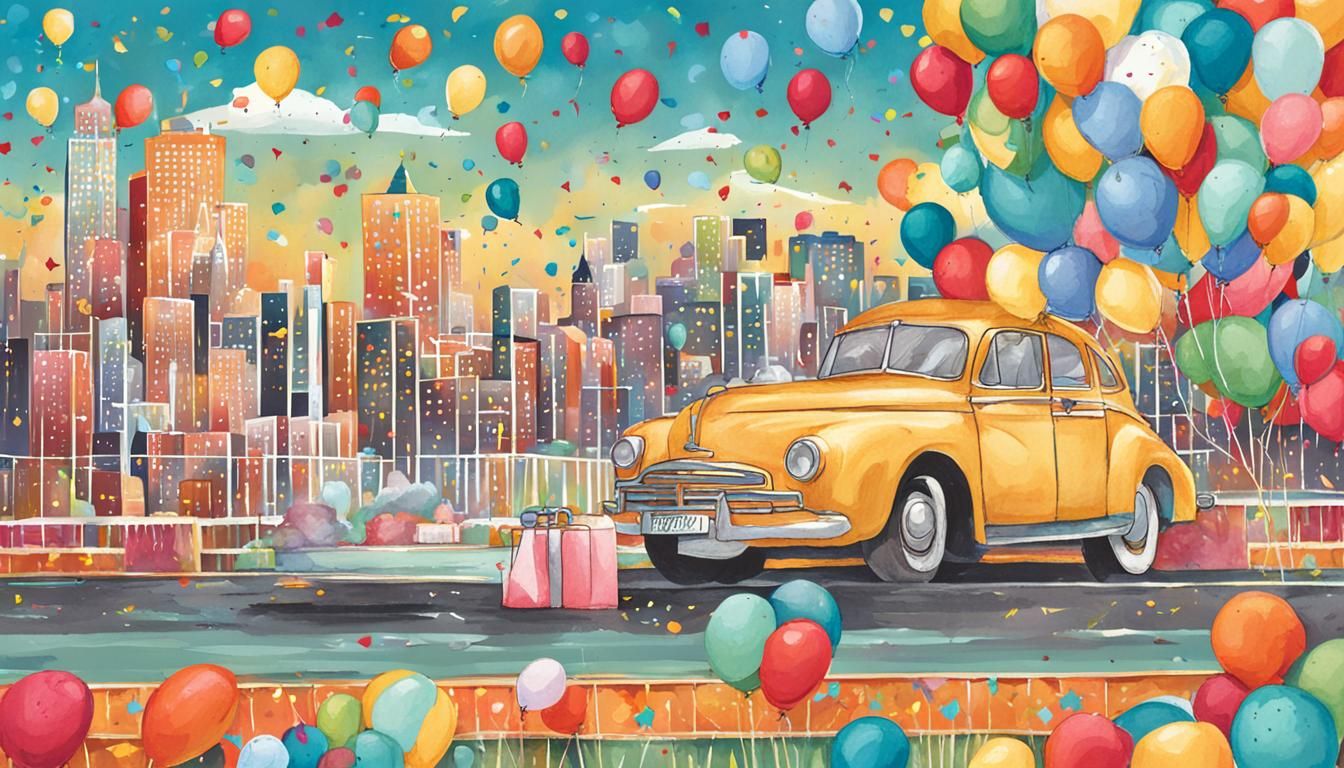 AI Generated Happy Birthday Card